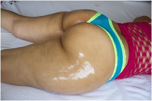 RUBY - PINK FISHNET DRESS